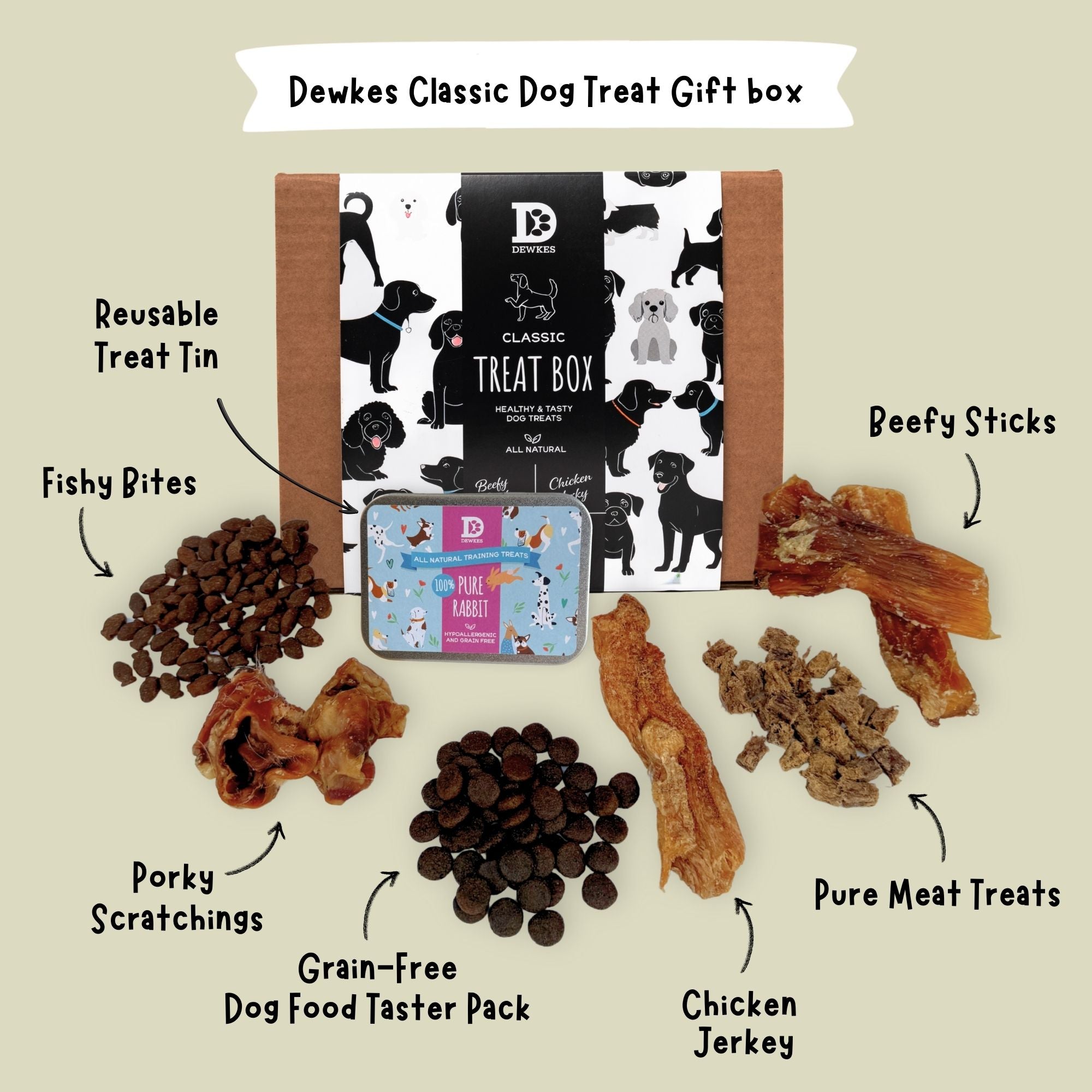 Classic Dog Treat Gift Box