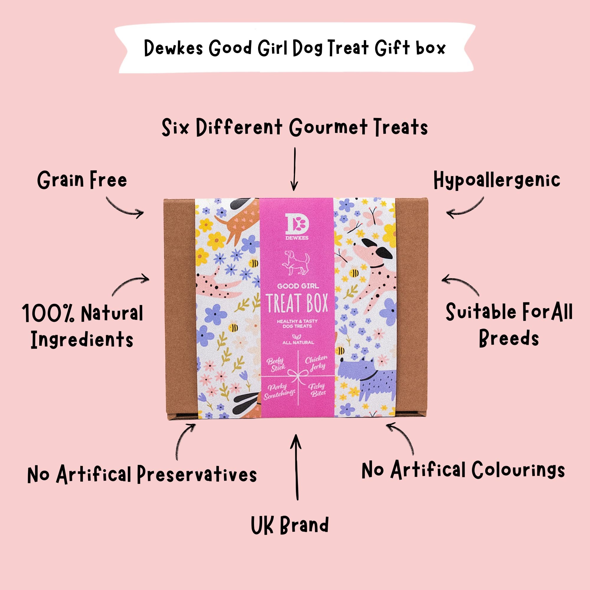 "Good Girl" Dog Treat Gift Box
