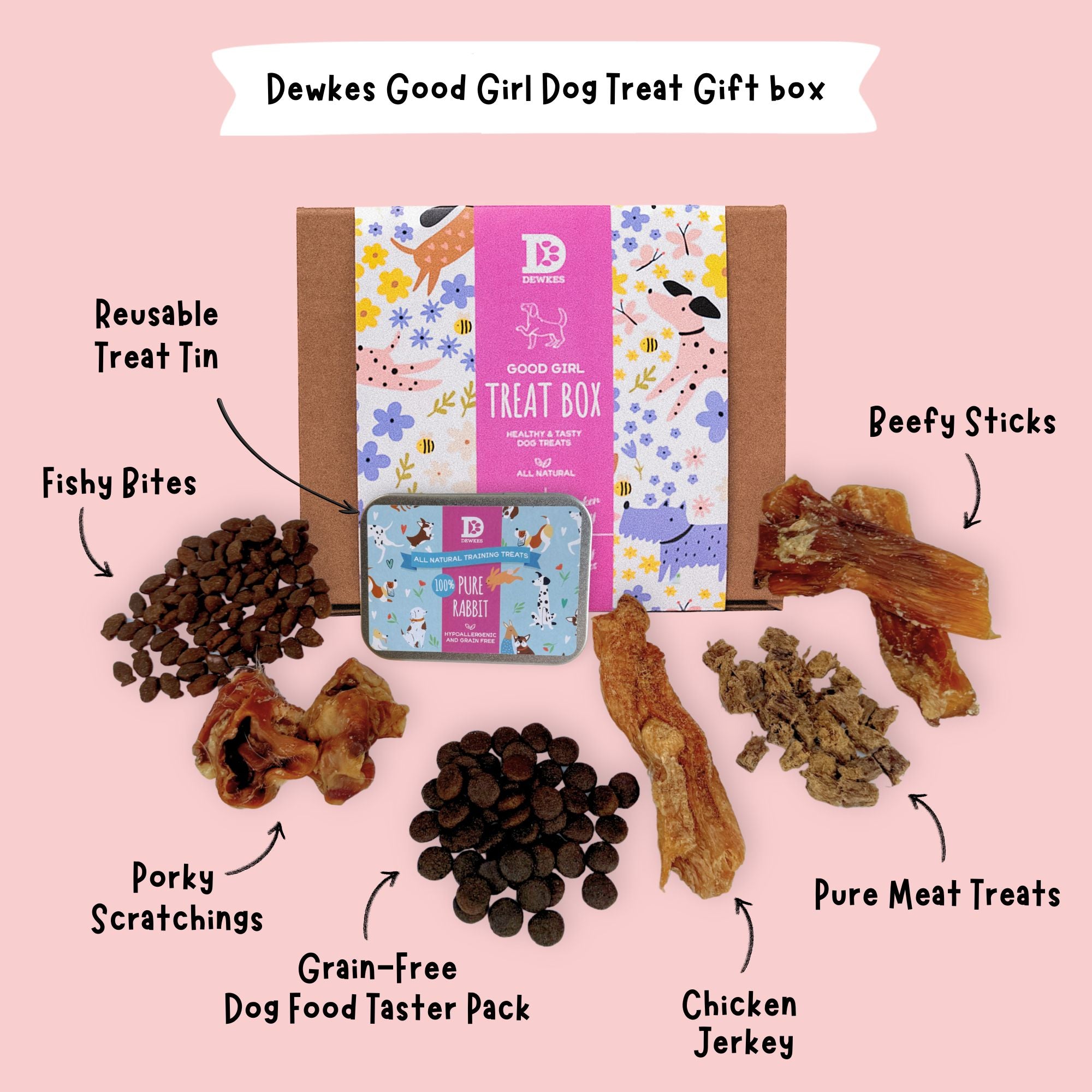 "Good Girl" Dog Treat Gift Box