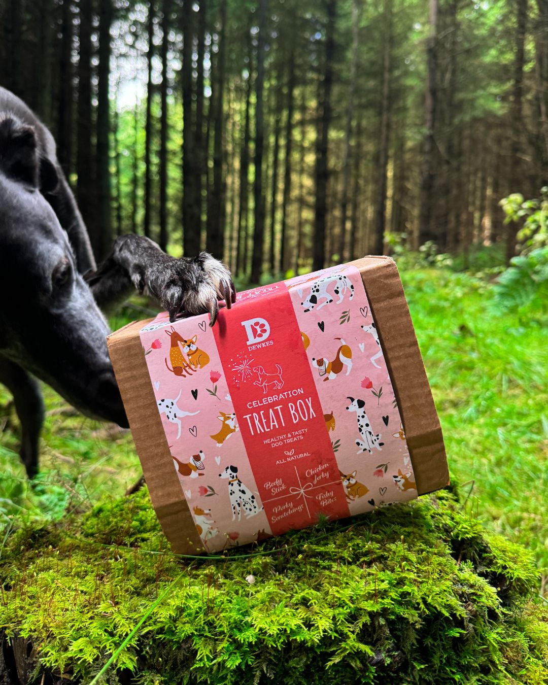 Dewkes Celebration Treat Box – Natural Treats for Special Occasions