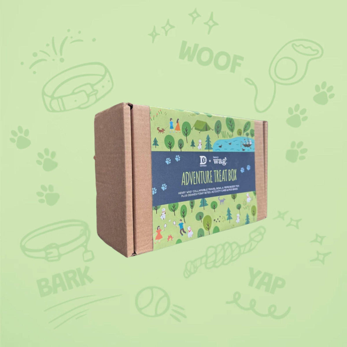 Dog Walking Adventure Gift Box – Dewkes x Henry Wag