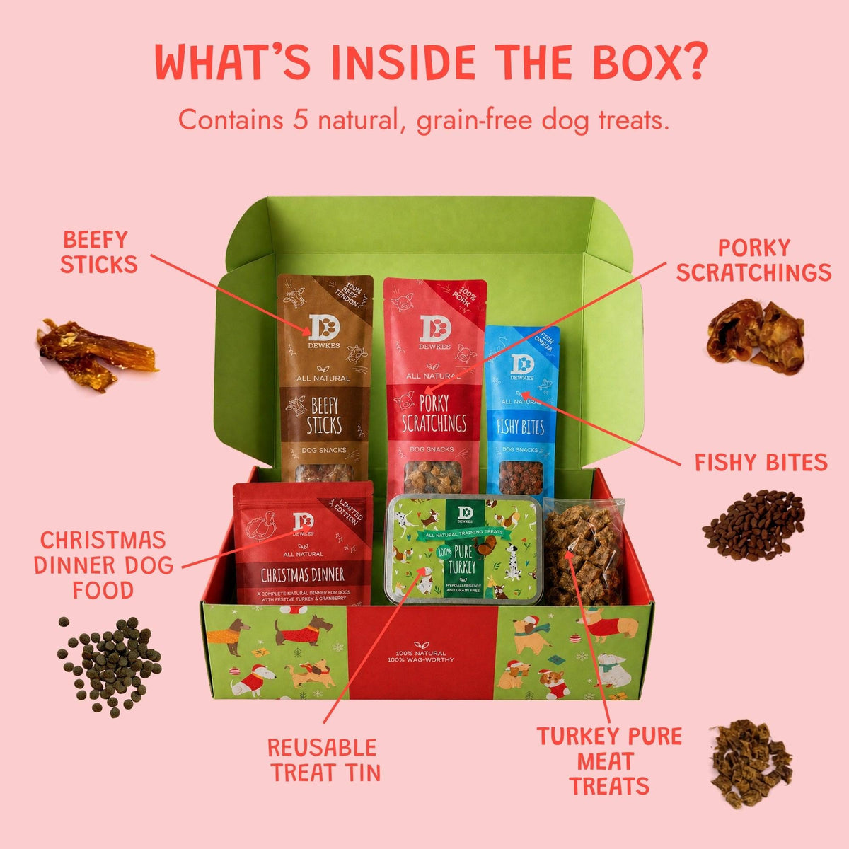 Christmas Dog Treat Gift Box 2026 Edition