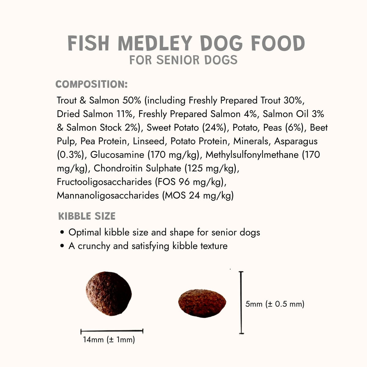 Fish Medley Senior Grain-Free Dry Dog Food