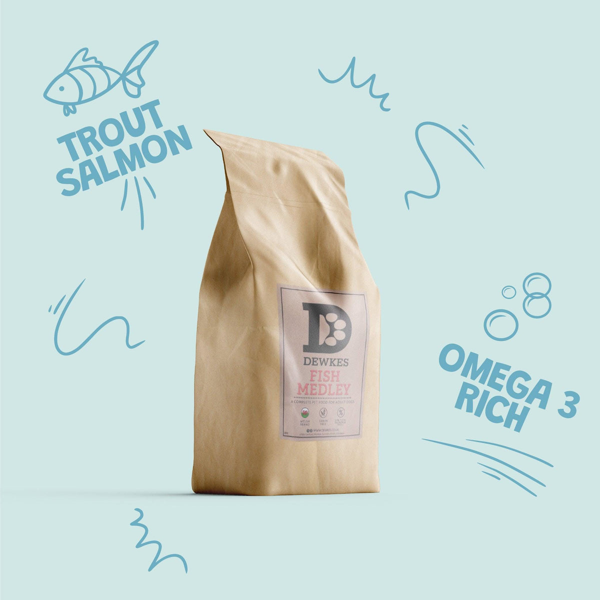 Fish Medley Small Breed Grain-Free Dry Dog Food
