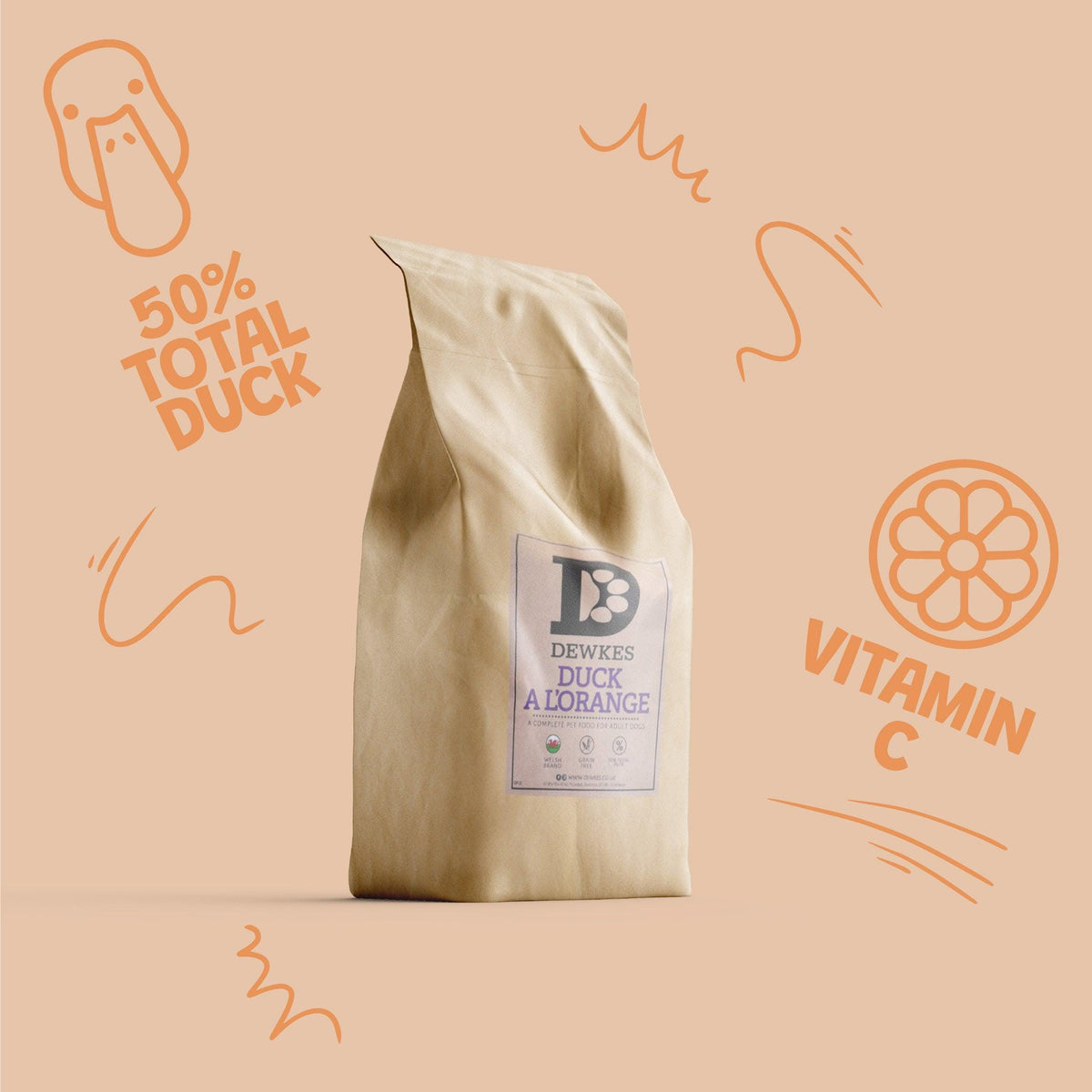 Duck A L'Orange Small Breed Grain-Free Dry Dog Food