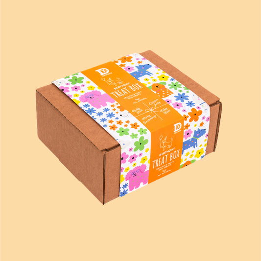 Dewkes Birthday Treat Box – Gourmet Natural Treats for Special Dogs